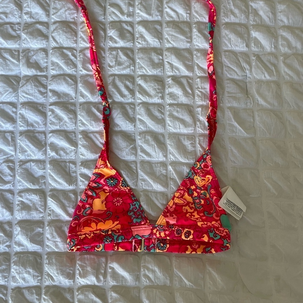 Girls Roxy one piece bikini top NWOT